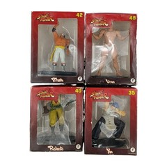 Fanhome Street Fighter Figures Lot Of 4 Yun 35 Urien 48 Rolento 40 El Fuerte 42