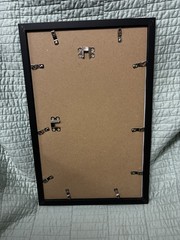 WWF Custom Made LJN Framed Check List Poster.. 11×17 Black Plexi Frame.. WWE