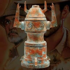 Raiders of the Lost Ark Indiana Jones idol Cosplay Prop Resin Ornament Replica