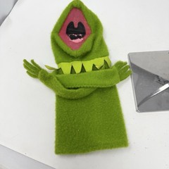 Vintage 1978 Fisher Price Jim Henson Muppets Kermit The Frog Hand Puppet