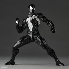 PSL KAIYODO Revoltech Amazing Yamaguchi Symbiote Spider-Man Black Figure PRE