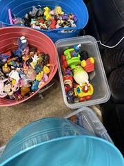 Lg Box Or Appx 3 Lb Of Random Toys For Boys & Girls Fun For Kids Some may be Vtg