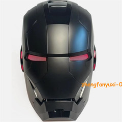 Autoking Iron Man MK5 Black Helmet Electronic Voice Activated Cosplay Mask Props