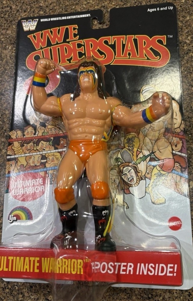 New WWE LJN Superstars Ultimate Warrior Chase Black Card Chase – WWF HOF 2026