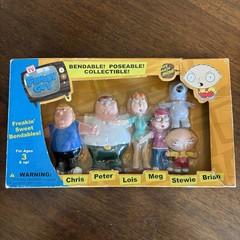 Family Guy Set “Freakin Sweet” Bendables Brand New Sealed Figures Rare