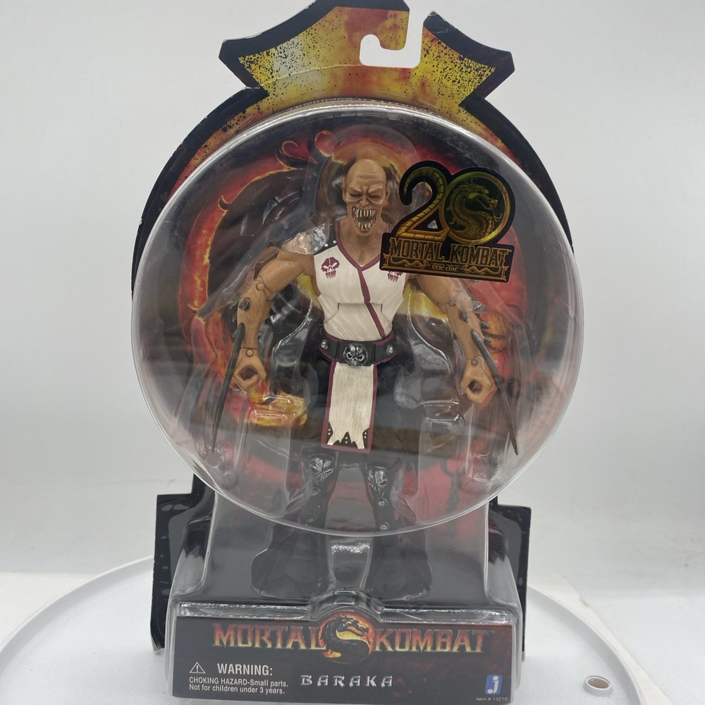 Mortal Kombat Baraka Figure MK9 20th Anniversary Midway Jazwares 2011 New Rare