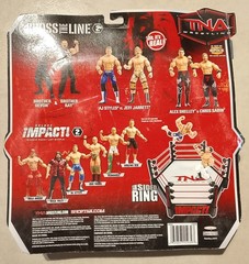 Aj Styles & Jeff Jarrette Cross The Line TNA Deluxe Impact Serie 3 Jakks Pacific