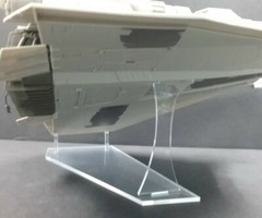 acrylic display stand for the Hasbro Black Series 6 inch Snowspeeder level/bank