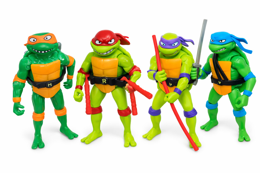 Teenage Mutant Ninja Turtles Vintage Style Action Figure Set 4PCS TMNT Toy