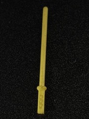 VINTAGE KENNER STAR WARS 1980 LUKE BESPIN YELLLOW LIGHTSABER
