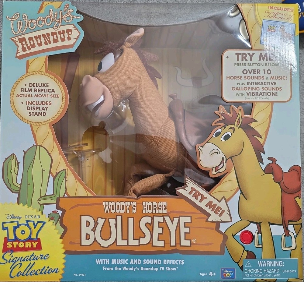 TOY STORY Signature Collection BULLSEYE Horse Movie Replica Thinkway NIB