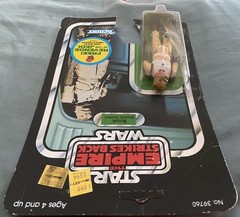 VINTAGE KENNER STAR WARS 1980 BOUNTY HUNTER BOSSK MOC TESB 48 BACK CUT CARD