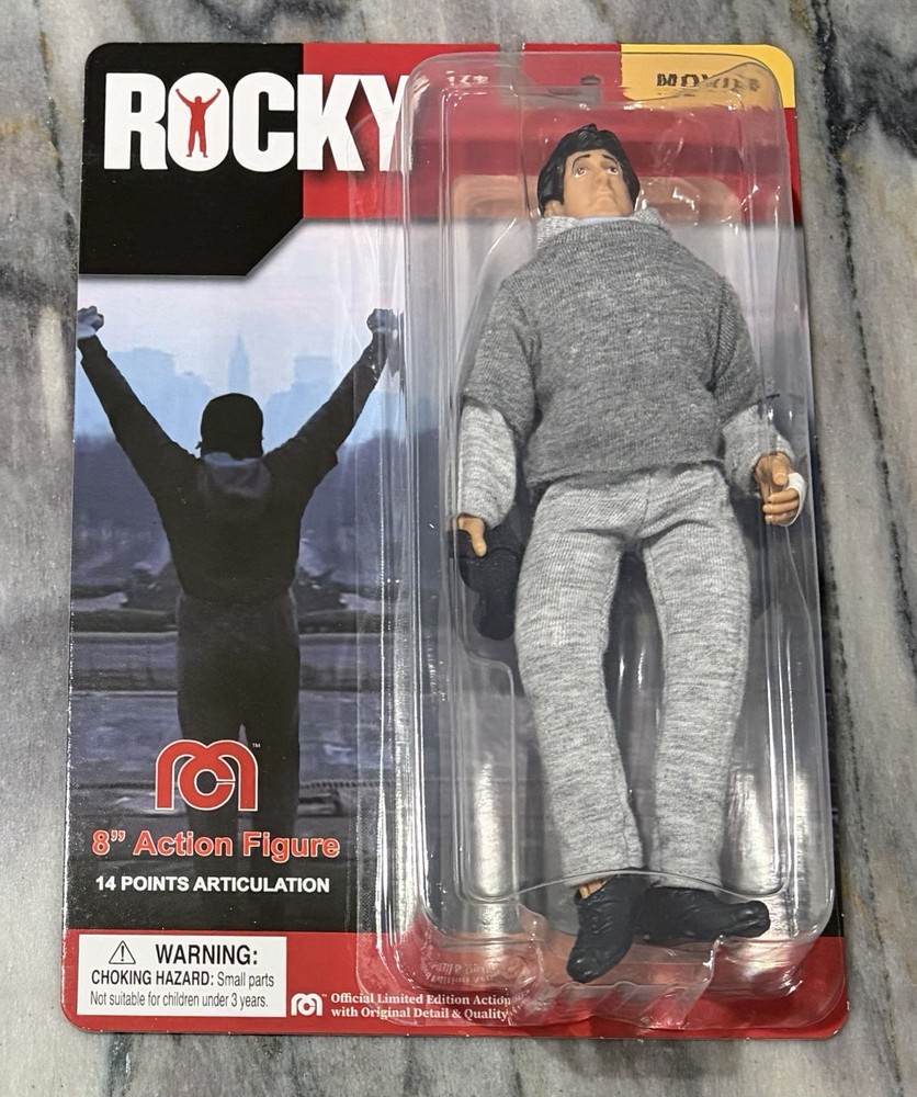 EXCLUSIVE ZLC MEGO 8 inch Action Figure – MIC – Rocky Balboa Training Sweatsuit!