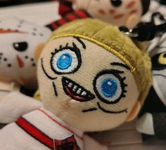 Horror Plush Bag Clip The Nun Annabelle Freddy & Jason clips lot of 4 monogram