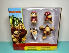 2025 JAKKS Pacific Donkey Kong: DONKEY KONG, DIDDY KONG, DIXIE KONG, CRANKY KONG