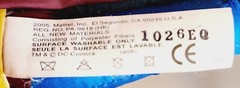 Vtg DC Comics Superman 2005 Mattel 26″ Long Cape Polyester Flying Action Figure