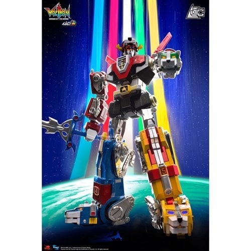 LAST ONE! Voltron 40th Anniversary Gift Set with Light-Up Sound Base TOYNAMI