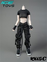 ICE TOYS IC1005 1/6 Vest & Cargo Pants Clothing Model Fit 12in Body Figures