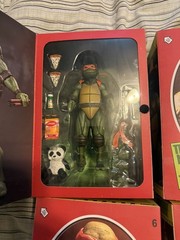 NECA ULTIMATE TMNT NINJA TURTLES 1990 35TH ANNIVERSARY ALL 4 MIKE RAPH DON LEO
