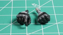 Unknown Male Grip & Fist Hands (Black) 6″ 1/12 Scale Custom Fodder