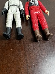 VINTAGE KENNER STAR WARS 1983 ROTJ AT-ST DRIVER AND B-WING PILOT FIGURE LOT