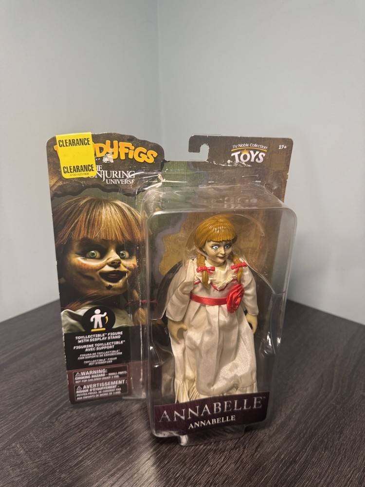 BendyFigs The Conjuring Universe: Annabelle Action Figure New ( Box Damage )