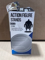 Entertainment Earth Action Figure Stands – 25‑Pack Clear for 3.75‑4″ Fig.