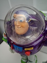Disney Pixar Toy Story Interstellar Buzz Lightyear Talking Rare Purple READ DESC