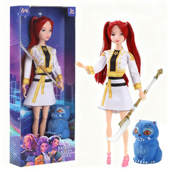 Cosplay K-Pop Devil Demon Hunters Singing Dolls Music & Light Collectible Figure