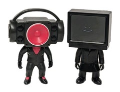 Skibidi Toilet Collector Figures Series 1 Bonkers Toy lot Of 2