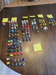 Lot of 118pcs Ooshies Pencil Toppers DC Comics Disney Marvel Figures Variety