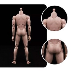 New MX02-A 12inch Europe Skin Male Action Figure Body Fit For 1/6 Head Sculptzzb