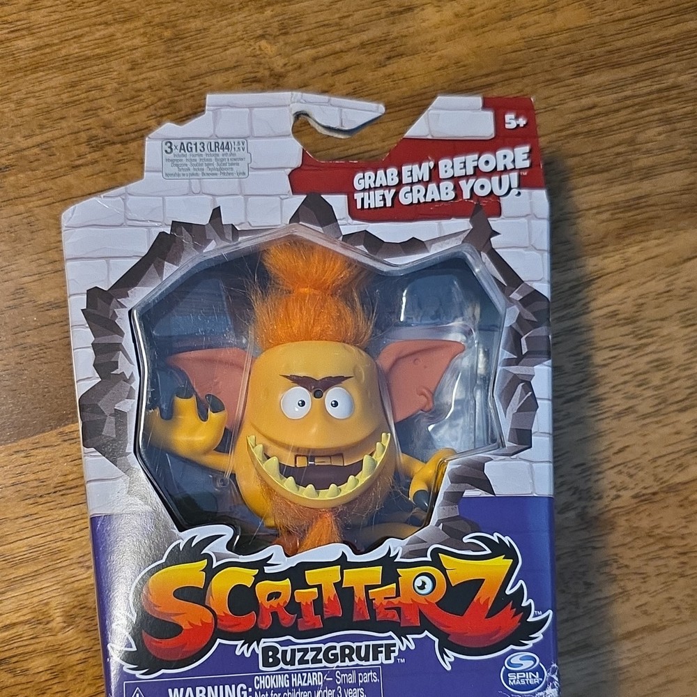 Spin Master Scritterz Buzzgruff Monster Action Figure, TV/Movie/Game Theme, 5+