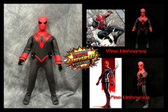 Custom 8″ Mego Scale SpiderMan Assassin Peter Parker Action Figure & NO Box