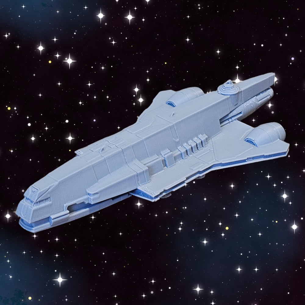 3D Printed Star Wars Gozanti Class Cruiser for SW Aramda