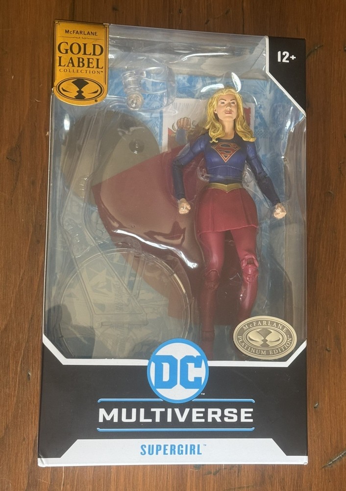 McFarlane DC Multiverse Gold Label – SUPERGIRL (DC Rebirth) PLATINUM EDITION NIB