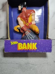 1990 X-Men Wolverine Coin Bank Vinyl Piggy Bank X-Men Vintage Usa Marvel Comics