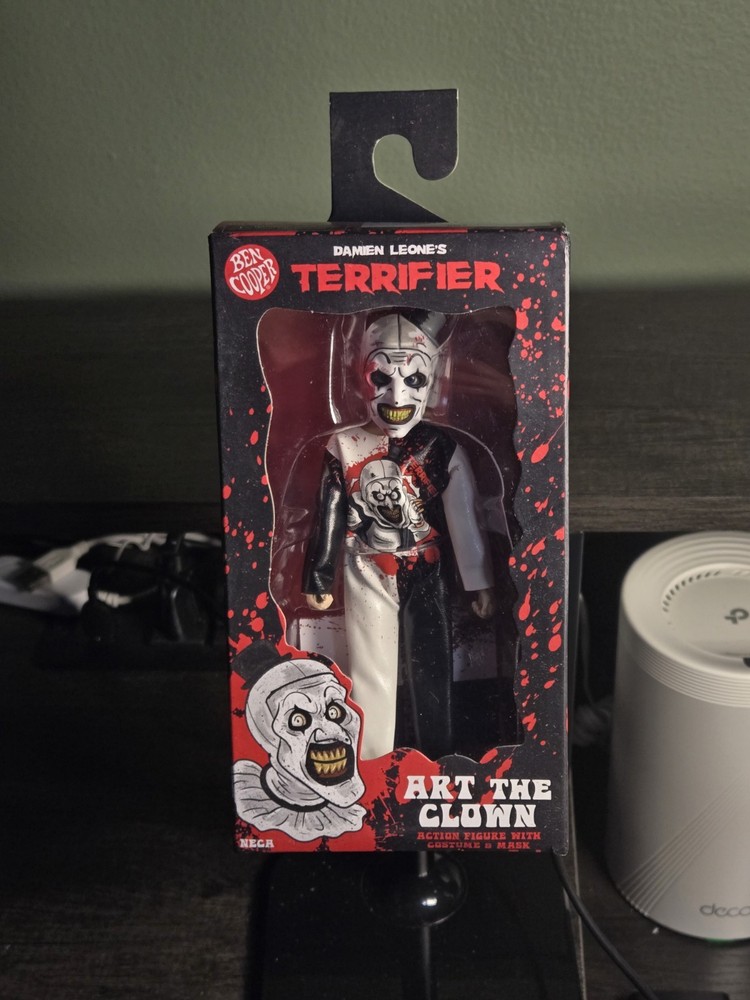 NECA Ben Cooper Terrifier Art the Clown Cosutmed Action Figure 5.5 Inches New