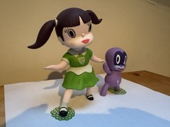 Gary Baseman Veronica & Chou Chou (Green) Wild Girls Vinyl Art Toy 3DRetro 2018