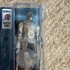 MC8 Silver Microman Takara Action Figure Very Rare, Micronauts Series NEW!!!