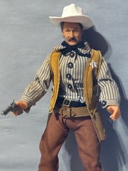 Vintage Wyatt Earp Empire Figure 1973 Legends West Cowboy Excel 9.5″ Gun Hat
