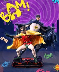 BATMAN & ROBIN 1966 TV SHOW-1/8 SCALE PVC DIORAMA, MIB! FREE SHIPPING!