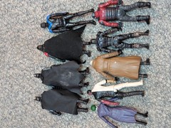 Batman Arkham 3.75 Figure Lot Rare Arkham Knight Joker Robin Loose Mattel DC