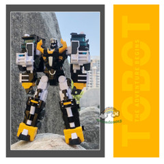 BIG TRAIL Transforming Truck Tobot V Galaxy Detectives Vehicle Robot Figure mode