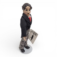 Presents Charlie Chaplin Collector Doll P3785 1990 Cane Accessory Vintage Figure