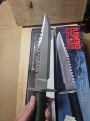 New Rambo First Blood John Rambo Fixed Blade Knife #4829 of 5000
