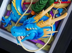 Bandai Tamashii Art Dragon Ball Son Goku & Dragon Three Dimensional Painting New