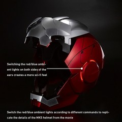 KILLERBODY 1:1 Collectible Iron Man MK5 Helmet Voice Control Wearable Mask