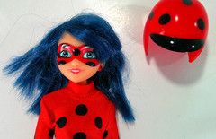 Miraculous CAT NOIR and LADYBUG with Helmet Doll Action Figures Playmates Toys