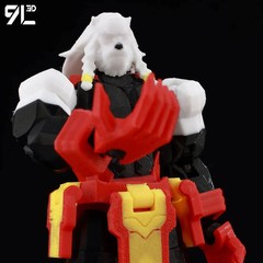 3D Printed Invincible Battle Beast Action Figure – Multi-Jointed Superhero Anime